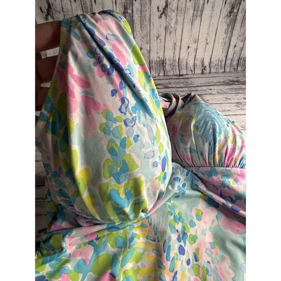 Lilly Pulitzer Bliss Halter Tankini Top  Catch the Wave Size 8 - Picture 4 of 11